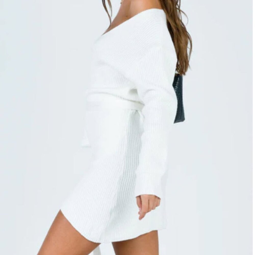 PHENIX MINI DRESS WHITE - Picture 3 of 7